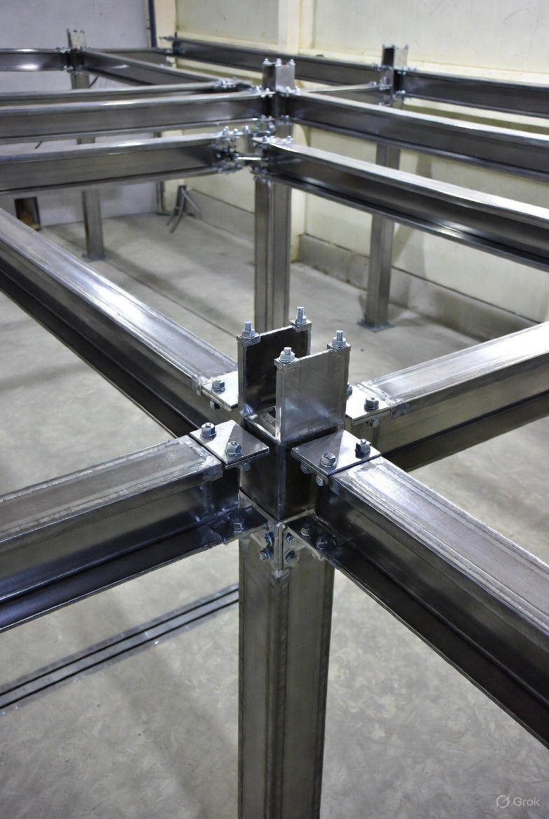 طراحی اسکلت فلزی پیچ و مهرهای: راهنمای جامع تحلیل بار، نرمافزار، نقشه اجرایی و استانداردهای بینالمللی