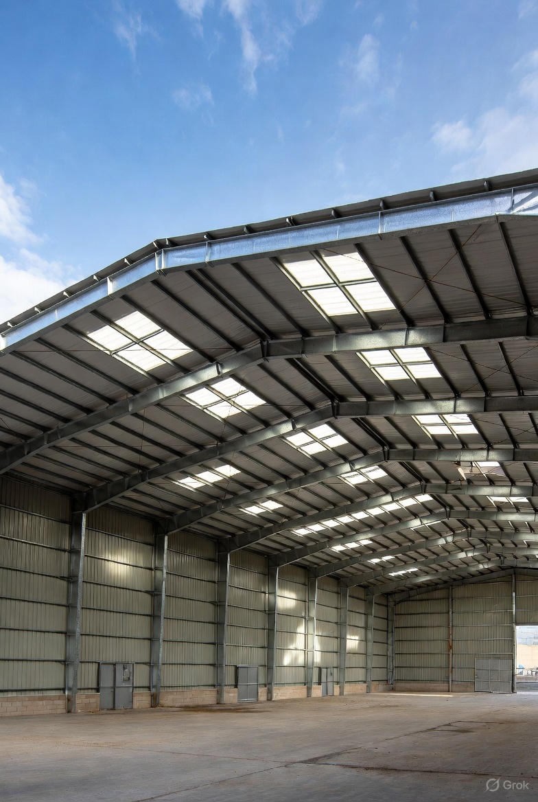 اسکلت فلزی پیچ و مهرهای: راهنمای جامع طراحی، اجرا، مزایا و گارانتی ۲۰ ساله توسط افق سوله آریا