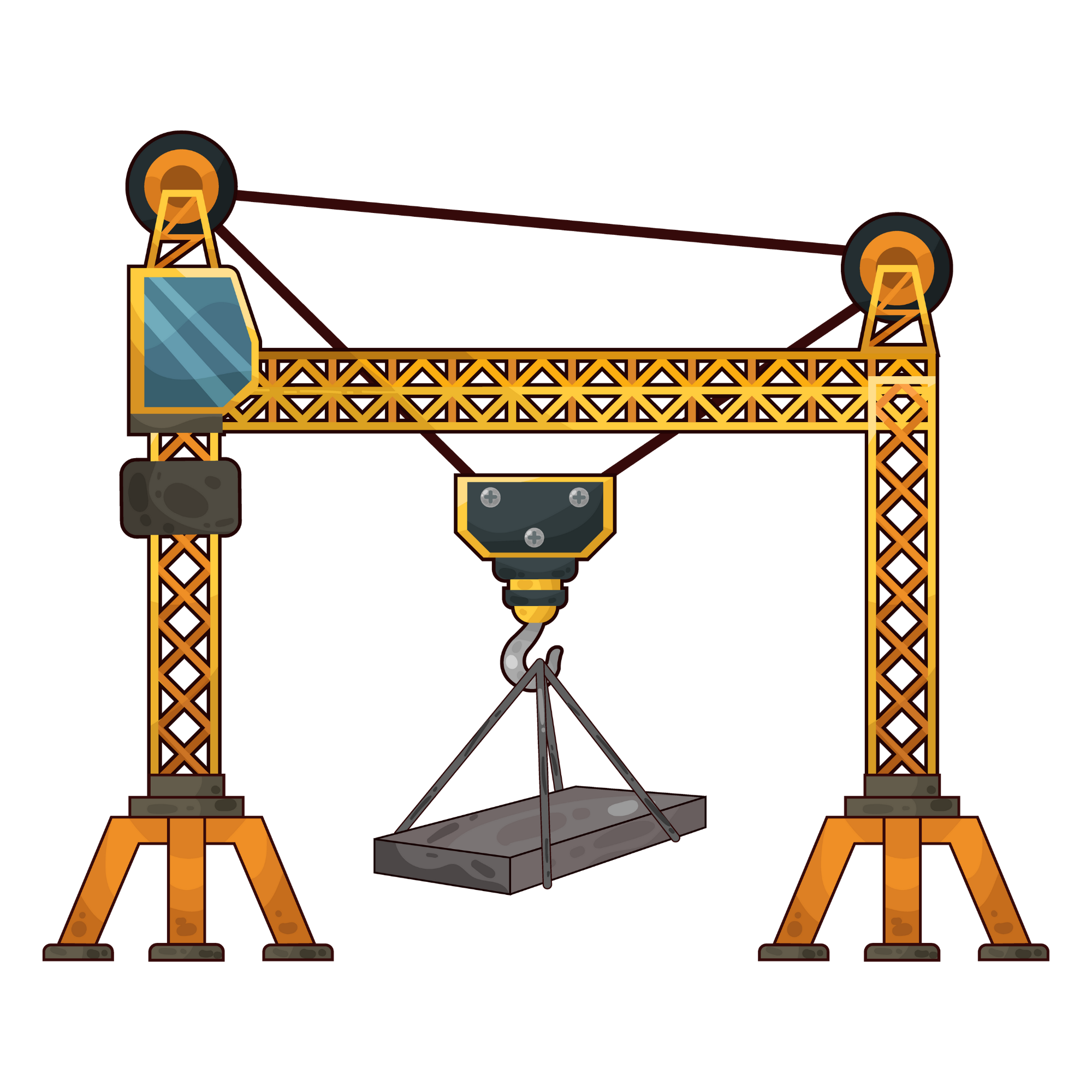 ساخت انواع جرثقیل سقفی